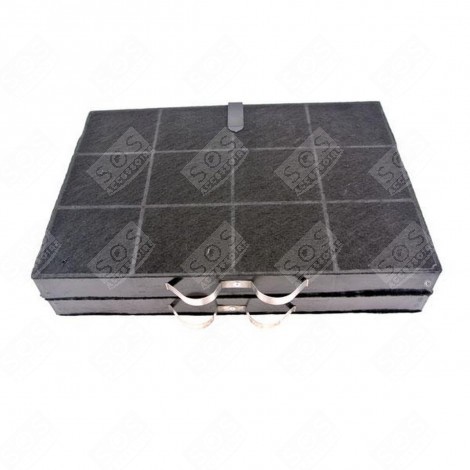 2ER SET KOHLEFILTER (RECHTECKIG) TYP 38 DKF38 DUNSTABZUGSHAUBE - 481948048338