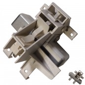 Türgriff komplett, grau