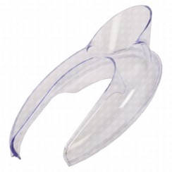 Transparenter Deckel Spritzschutz