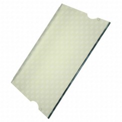 Glasplatte mit Leisten