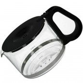 Glaskanne mit Deckel