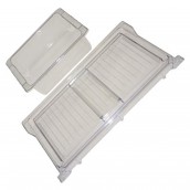 Ablage aus Kunststoff + Wanne