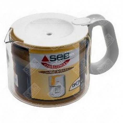 GLAS-KAFFEEKANNE MIT DECKEL