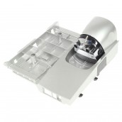 Schwarze Tür + Glas