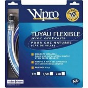 Gasschlauch für Erdgas Länge 1 m , 10 Jahre haltbar