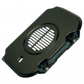 Heißluftverteilerpanel, emailliert, original