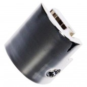 Glasklappenhalterung links