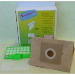 10er Pack Staubsaugerbeutel + 1 HEPA-Filter