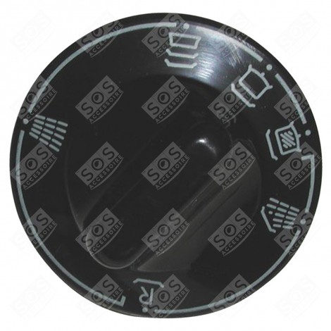 ORIGINAL SCHWARZER PROGRAMMIERKNOPF GESCHIRRSPÜLER, SPÜLMASCHINE - 482000026448