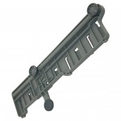 Linke Halterung mit Rollen Oberkorb