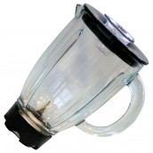 Glasbehälter für Blender/Mixer komplett weiß