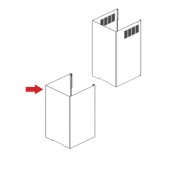 Abluftrohr unten, original