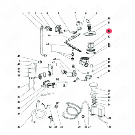 MIKROFILTER GESCHIRRSPÜLER, SPÜLMASCHINE - 34420628