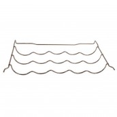 Flaschenregal aus Metall, original