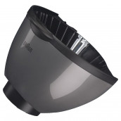 Schwarz-Silber Filtertür