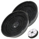 SET MIT 2 KOHLEFILTERN, ORIGINAL DUNSTABZUGSHAUBE - C00308180