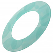 Türkisfarbene Glasplatte