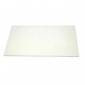 Glasablage über Gemüseschublade