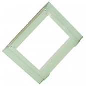 Außenverglasung weiß