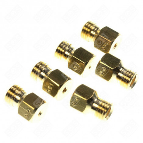 SATZ INJEKTOREN, DÜSEN, GAS, ORIGINAL BACKOFEN, KÜCHENHERD - 4055171310