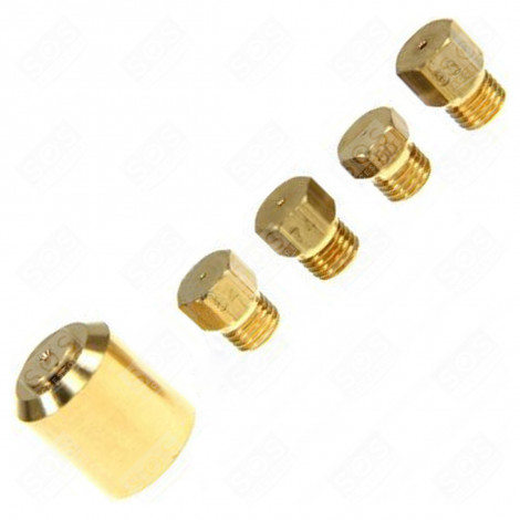 SATZ VON DÜSEN, GEBLÄSE-GAS-BUTAN/PROPAN BACKOFEN, KÜCHENHERD - 79X6841