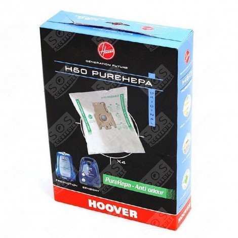 4ER PACK STAUBSAUGERBEUTEL (GERUCHSHEMMEND) H60 STAUBSAUGER - 35600392