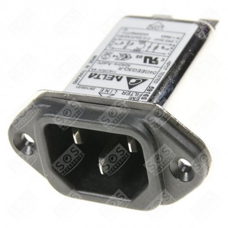 MÄNNLICHE STECKDOSE MIT URSPRÜNGLICHEM PARASITENFILTER DUNSTABZUGSHAUBE - 480122102314, C00321470