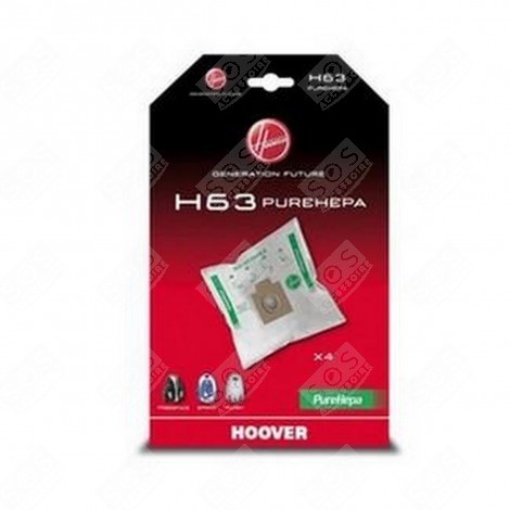 H63 BOITE DE 4 SACS PURE HEPA STAUBSAUGER - 35600536, 09200245