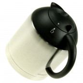 Thermoskanne komplett aus Aluminium