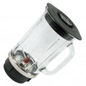 Glas-Mixbehälter, komplett