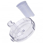 Deckel der Zentrifuge mit Drücker