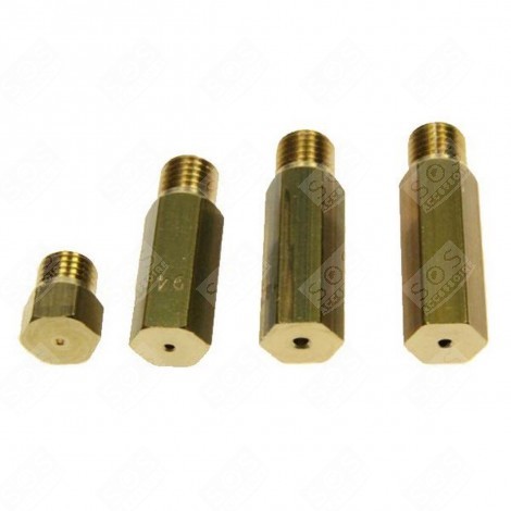 DÜSEN-SET FÜR ERDGAS / STADTGAS BACKOFEN, KÜCHENHERD - 72X4241