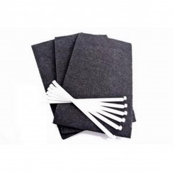 Set mit 3 Kohlefiltern (mit Befestigungsstiften)