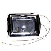 Halogen-Lampe 20W (Fassung + Abdeckung)