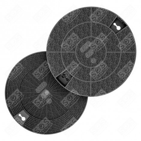 LOT AUS 2 KOHLEFILTER TYP E DUNSTABZUGSHAUBE - F00366