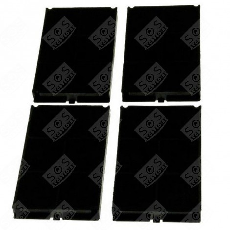 4 KOHLEFILTER CR210 DUNSTABZUGSHAUBE - C00027152