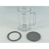Set mit 750ml durchsichtigem Rührschüssel + Dichtung + Deckel