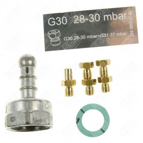 SATZ DÜSEN FÜR BUTAN KOCHPLATTEN, HERDPLATTEN, KOCHFELD - 4431100195