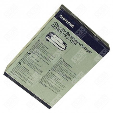 PAPIERFILTER VS3/VS6 STAUBSAUGER - 00459230