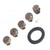 Originales Düsen, Düsenset für Erdgas