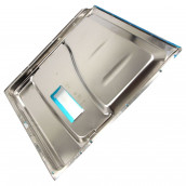 Edelstahltür mit Untertür-Dichtung