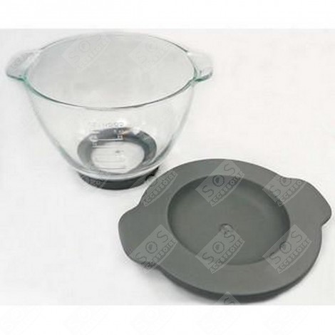 KAT550GL GLASBEHÄLTER + DECKEL FÜR KÜCHENMASCHINEN CHEF SENSE