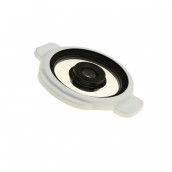 Deckel + Dichtung in Weiß