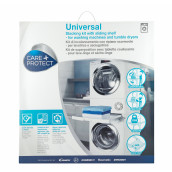 Universelles Stapelsystem mit Schieberegal