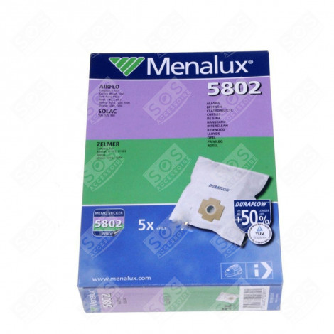 5 STAUBSÄCKE + 1 ORIGINAL-MOTORFILTER STAUBSAUGER - 9001961920