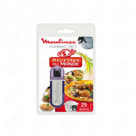 COOKEO USB-SCHLÜSSEL 25 WELTREZEPTE DAMPFGARER, DAMPFKOCHER - XA600100