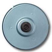 Sockel metallic-blau