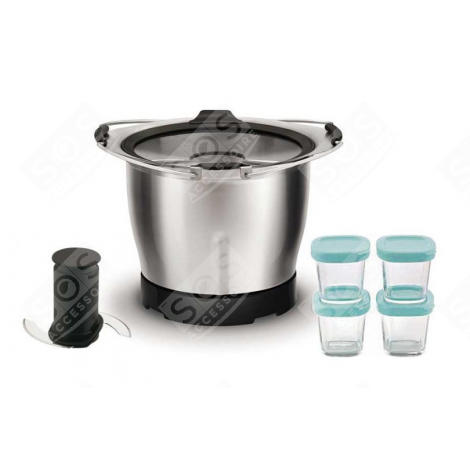 MINI-SCHÜSSEL + 4 GLASBEHÄLTER