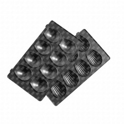 Set mit 2 Blechen für Madeleines