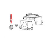 Weißer Befehlstaster